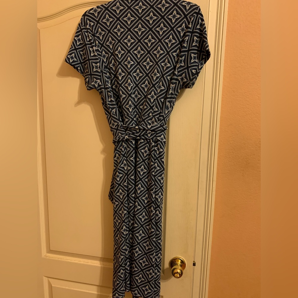 Faux wrap dress